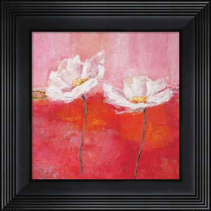 Framed Fleurs En Rose I Print