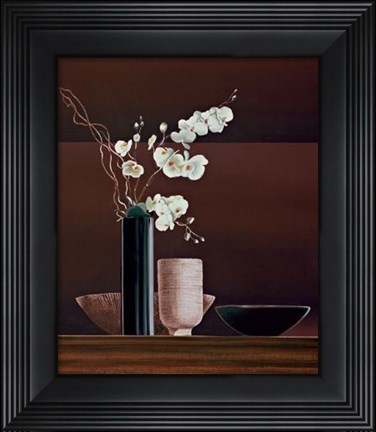 Framed Ikebana I Print