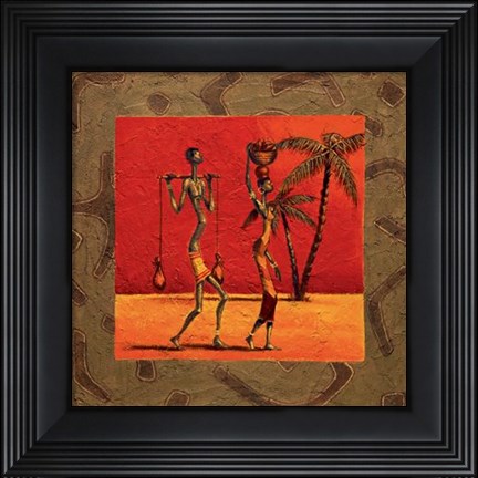Framed Sun Tribe I Print