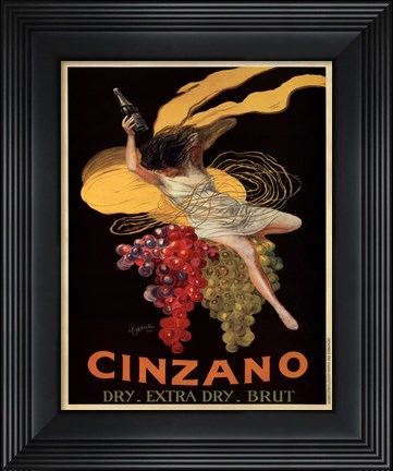 Framed Cinzano, 1920 Print