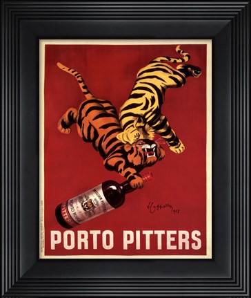 Framed Porto Pitters Print