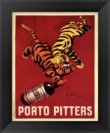 Framed Porto Pitters Print