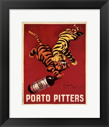 Framed Porto Pitters Print