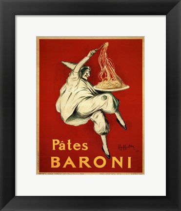 Framed Pates Baroni, 1921 Print