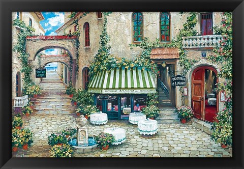 Framed Trattoria Di Lugano Print