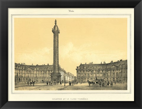 Framed Place Vendome Print