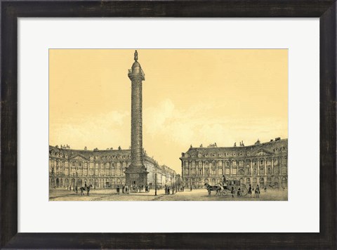 Framed Place Vendome Print