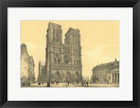 Framed Notre Dame Print