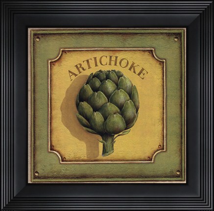 Framed Artichoke Print