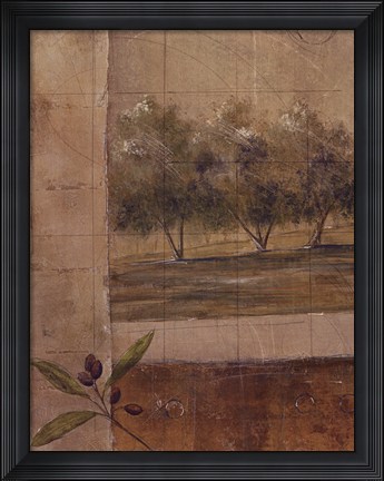 Framed Olive Groves I Print