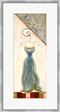 Framed Paris Fashion Print