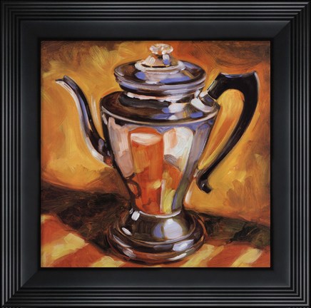 Framed Tea Pot II Print