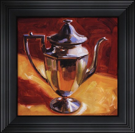 Framed Tea Pot III Print