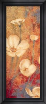 Framed Floral Poetry I Print