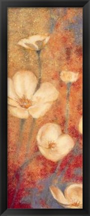 Framed Floral Poetry I Print