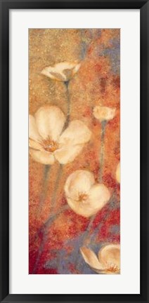 Framed Floral Poetry I Print