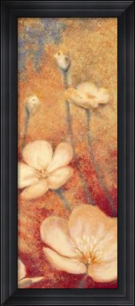 Framed Floral Poetry II Print