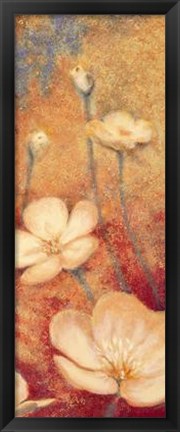 Framed Floral Poetry II Print