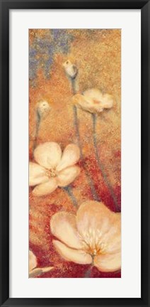 Framed Floral Poetry II Print