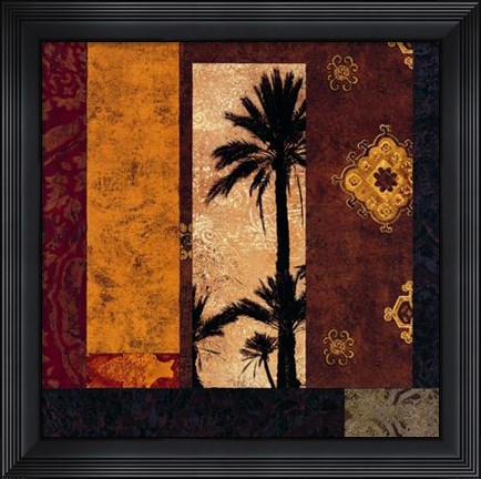 Framed Moroccan Nights II Print