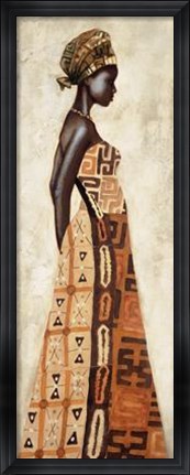 Framed Femme Africaine I Print