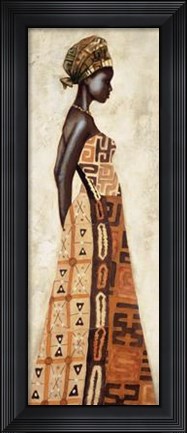 Framed Femme Africaine I Print
