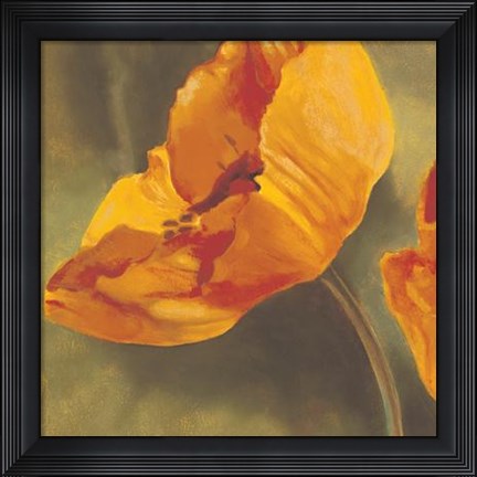 Framed Coquelicots Dans Le Soleil I Print