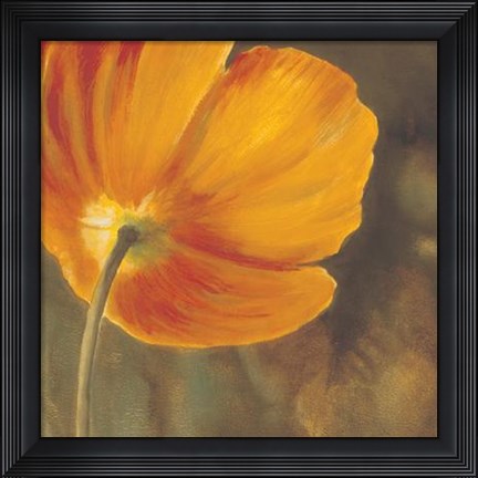 Framed Coquelicots Dans Le Soleil III Print