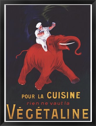 Framed Cuisine Vegetaline Print