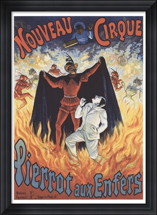 Framed Nouveau Cirque Print