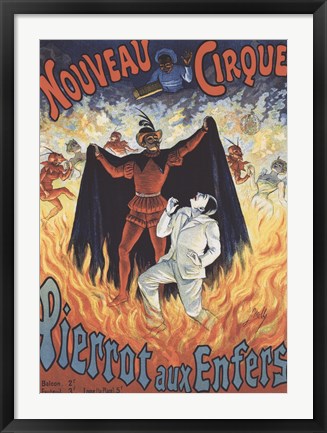 Framed Nouveau Cirque Print