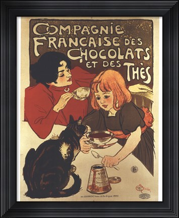 Framed Compagnie Francaise Print