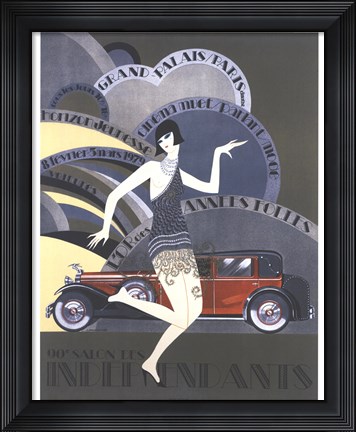 Framed 90E Salon Des Independants Print