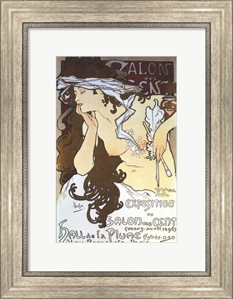 Framed Salon Des Cents Print