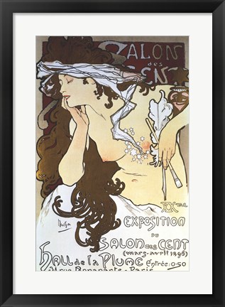 Framed Salon Des Cents Print