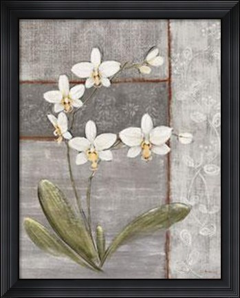 Framed Orchid Shimmer II Print
