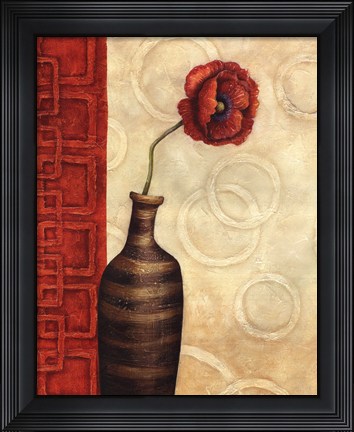 Framed Rouge I Print