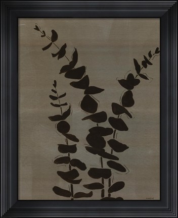 Framed Platinum Shadow I Print