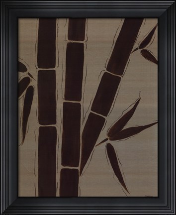 Framed Platinum Shadow III Print