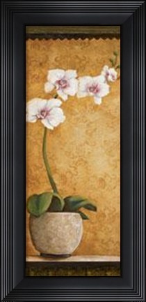 Framed Hanna's Orchids I - Mini Print