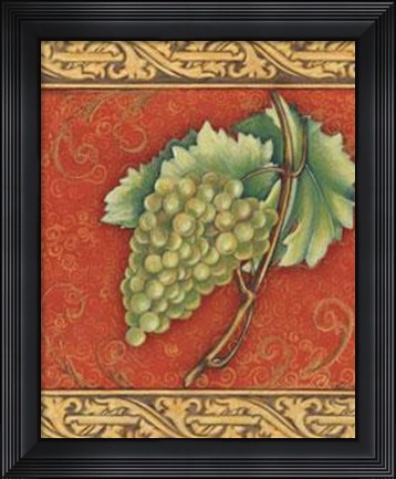 Framed Grape Tapestry II Print