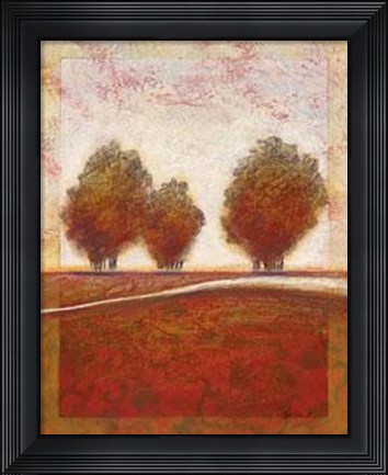 Framed Morning Mist Rising I Print