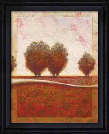 Framed Morning Mist Rising II Print