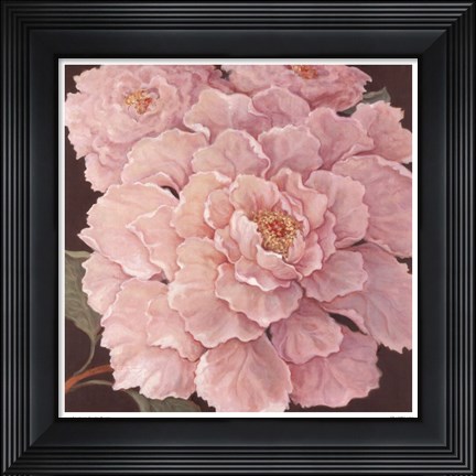 Framed Fuschia Peonies Print