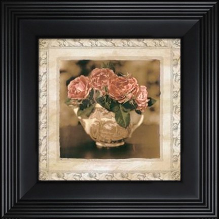 Framed English Rose I Print