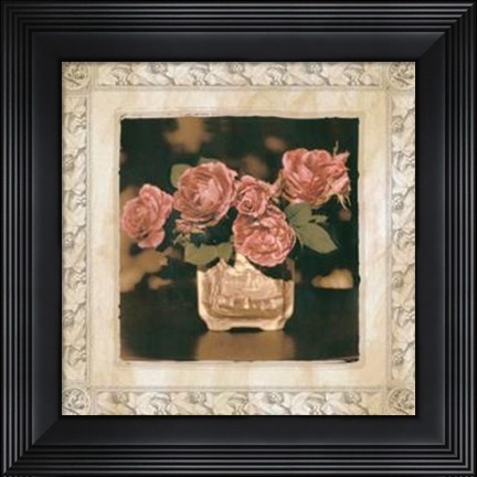 Framed Imperial Rose II Print