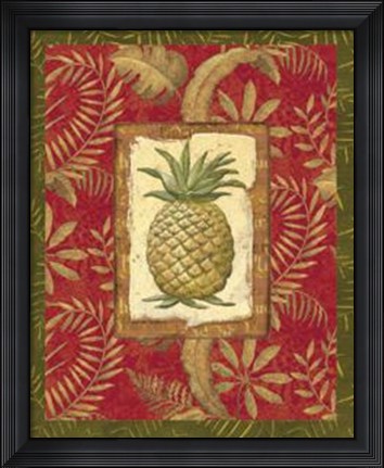 Framed Exotica Pineapple - Grande Print