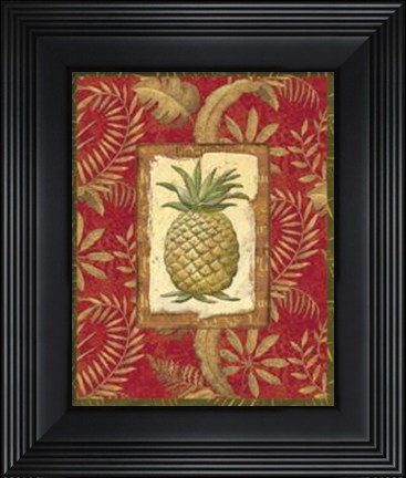 Framed Exotica Pineapple - Mini Print