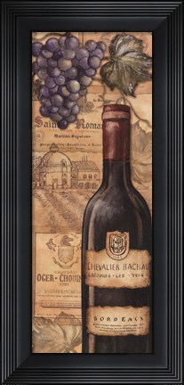 Framed Vineyards - Red Print