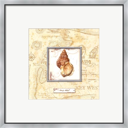 Framed Sea Treasure I - Mini Print